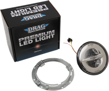 DRAG SPECIALTIES 7" Reflector-Style LED Headlamp - Chrome 0555844