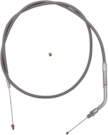 BARNETT Stainless Steel Throttle Cable - +6" - '88-'95 Sportster 102-30-30005-06