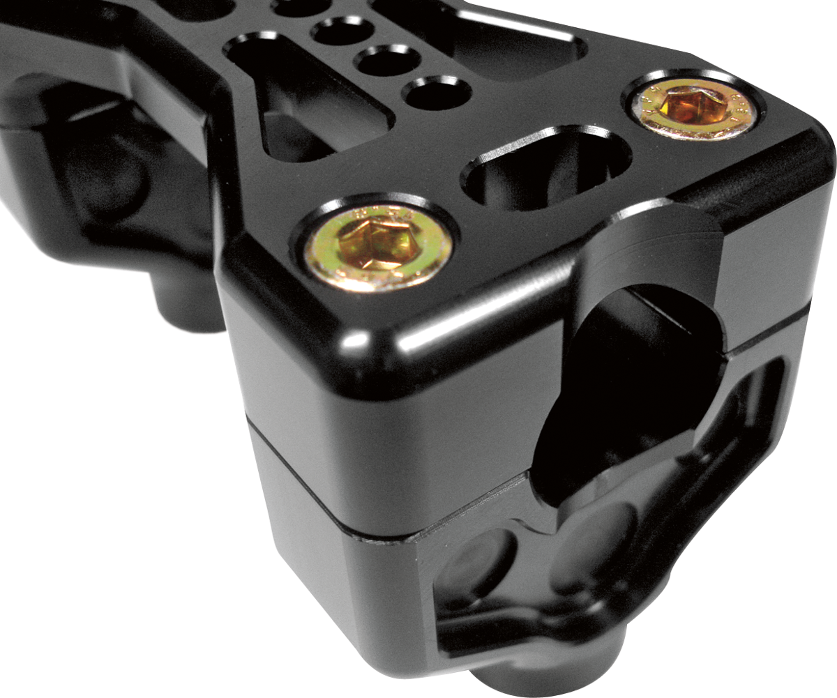 JOKER MACHINE Series 900 Handlebar Clamp Assembly - Harley Davidson - Black 03-861B