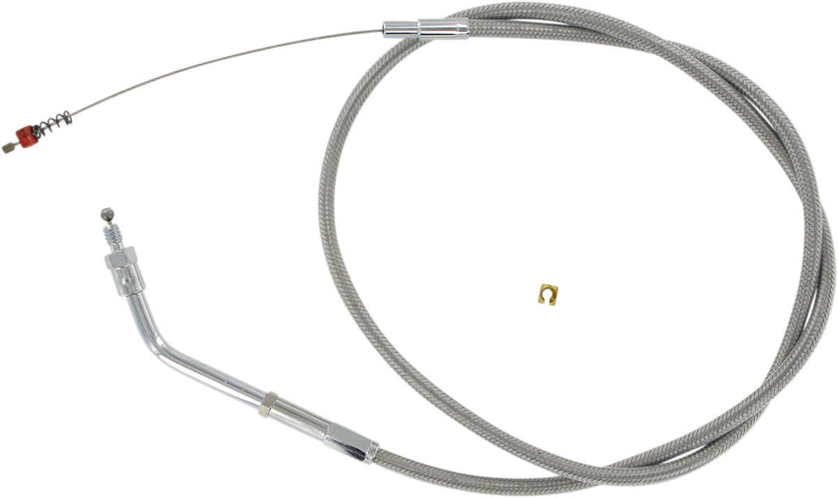 BARNETT Stainless Steel Idle Cable - '88-'95 Sportster 102-30-40005