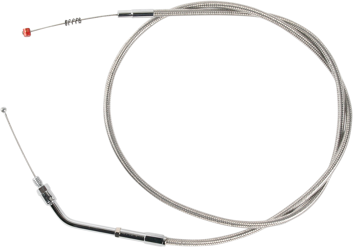 BARNETT Stainless Steel Idle Cable - +6" - '88-'95 Sportster 102-30-40005-06