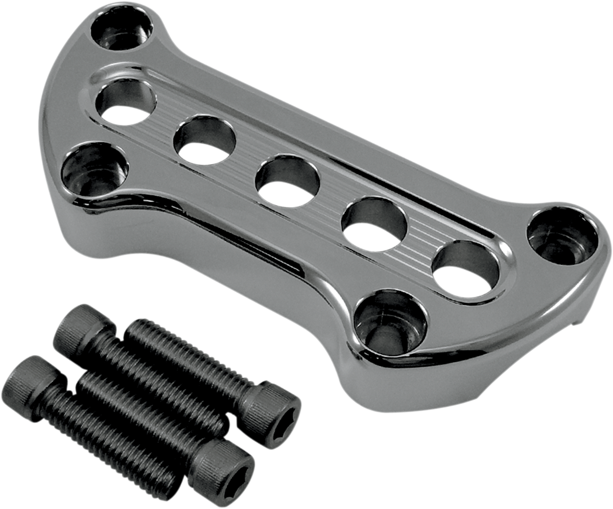 JOKER MACHINE Upper Handlebar Clamp - Chrome 03-852C