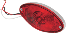 DRAG SPECIALTIES Taillight - Cat Eye - Ultra Thin - Red Lens 160634