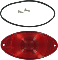 DRAG SPECIALTIES Cateye Lens - Red 160664