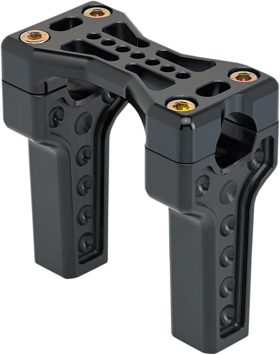 JOKER MACHINE Bridge Handlebar Riser Kit - Straight - Black 03-864-1B