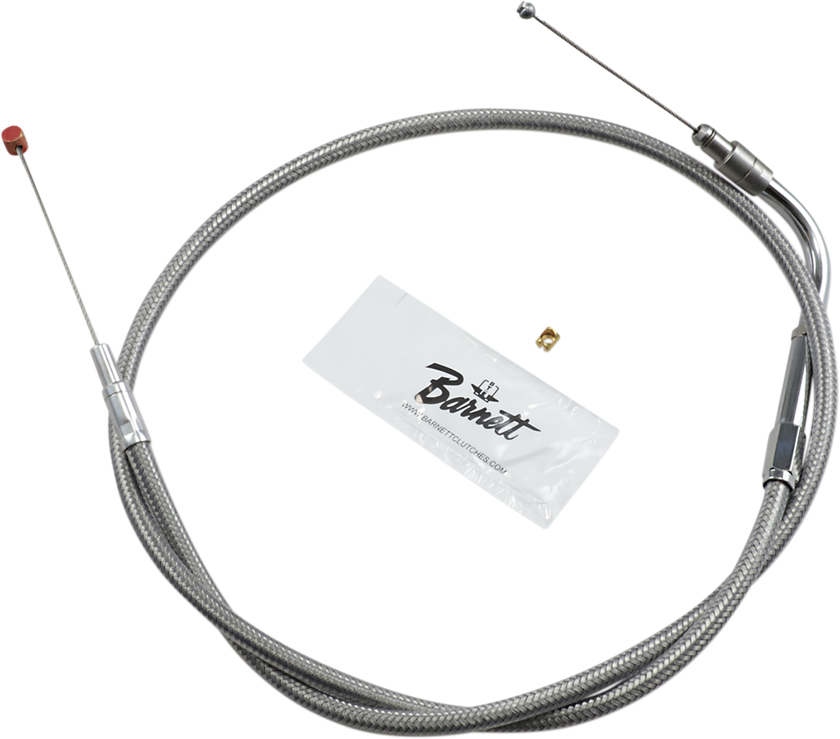 BARNETT Stainless Steel Throttle Cable - '96-'06 Sportster 400-96SC-DS