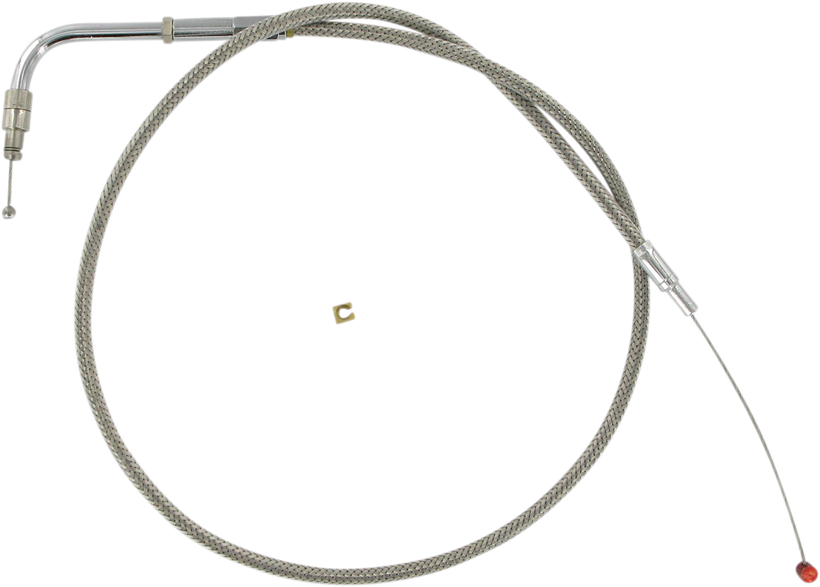 BARNETT Stainless Steel Throttle Cable - '99-'13 Softail 102-30-30010