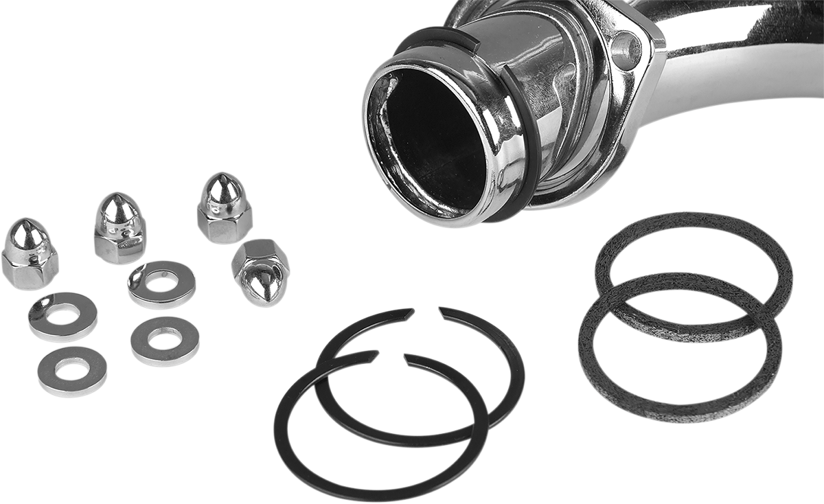 JAMES GASKET Exhaust Port Stainless/Chrome Gasket Kit - Big Twin/Sportster/EVO 65324-83-KW1