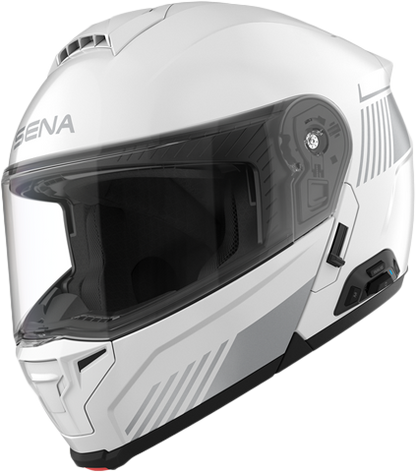 Specter Smart Flip Up Helmet White Sm