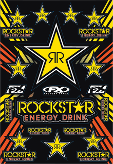 FACTORY EFFEX Rockstar Sticker Kit 15-68702