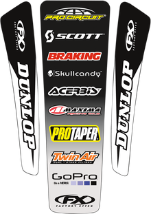 FACTORY EFFEX Rear Fender Decal Kit - Universal 2 16-32020