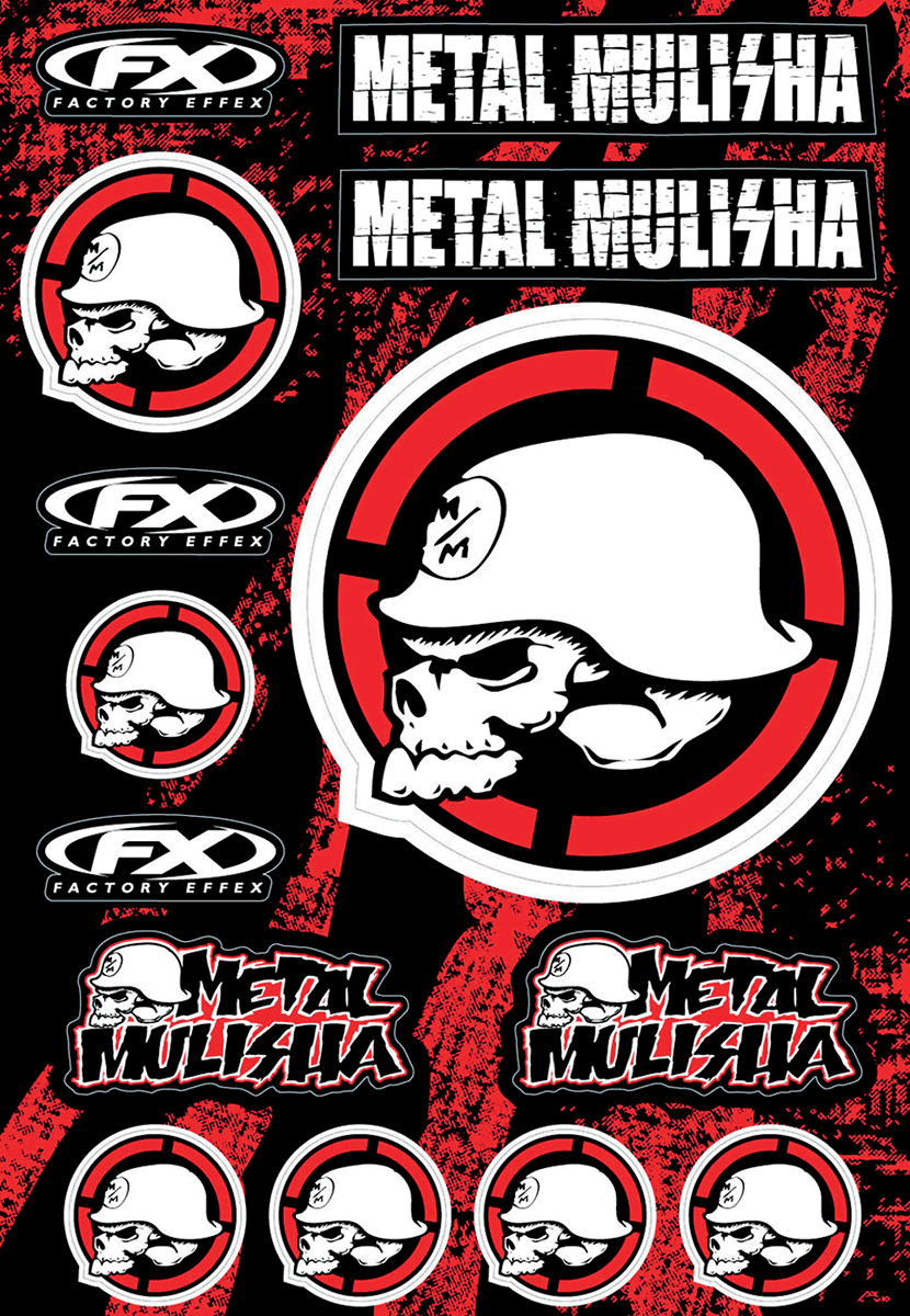 FACTORY EFFEX Decal Sheet - Metal Mulisha 16-68052