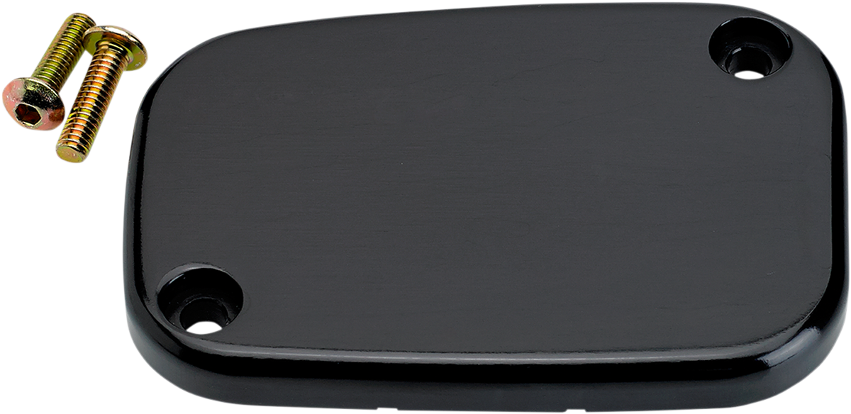 JOKER MACHINE Front Brake Master Cylinder Cover - Smooth - Black 08-004B