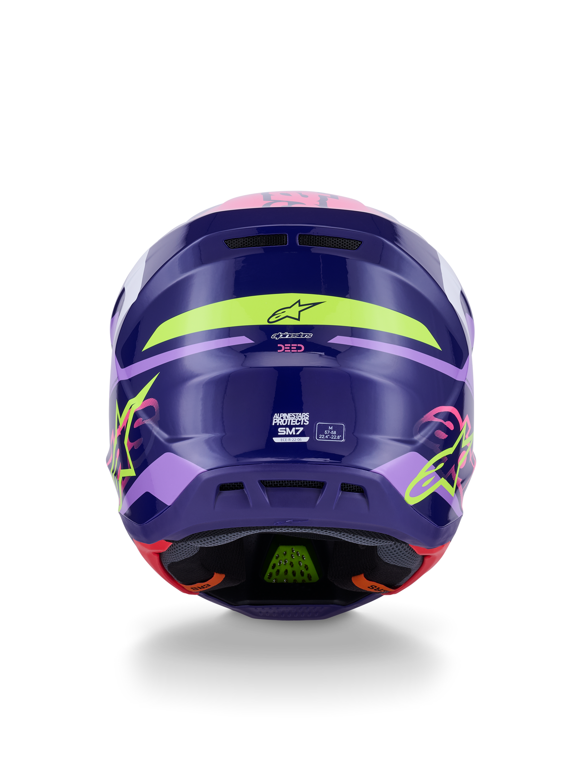 Sm7 Deed Helmet Purp/Pnk Glossy Xs