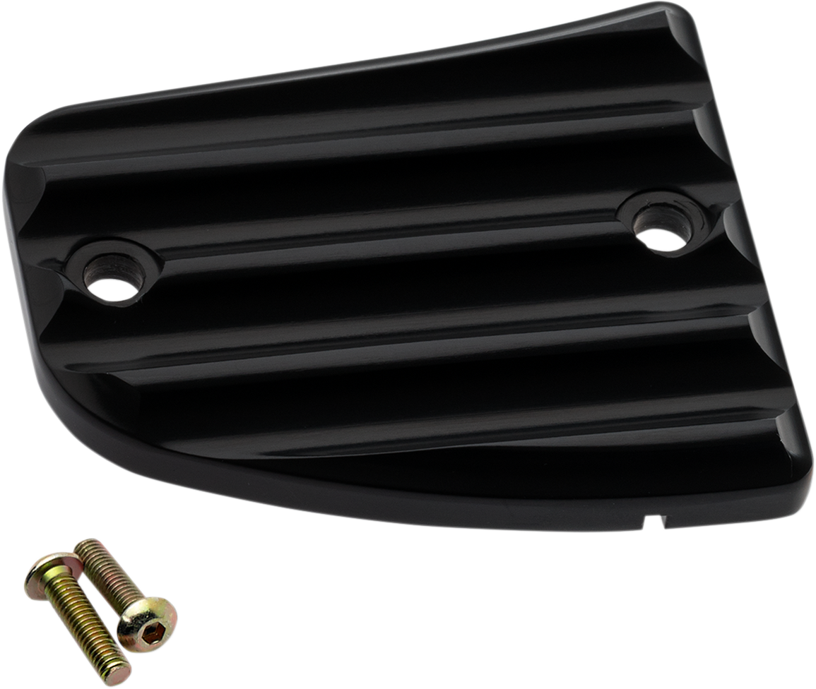JOKER MACHINE Front Brake Master Cylinder Cover for Indian Scout - Finned - Black 30-380-1