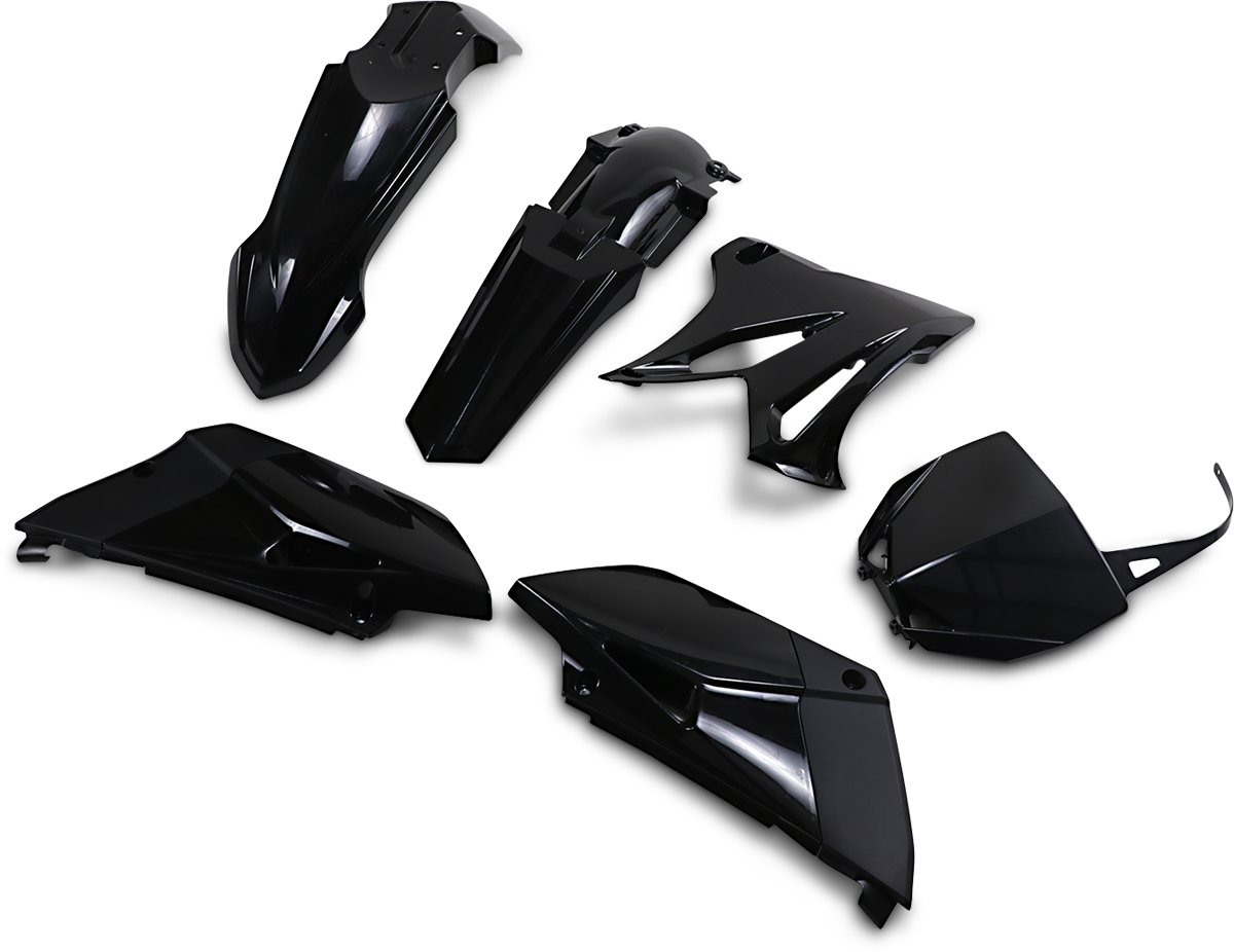 UFO Replacement Body Kit - Black - Yamaha - YZ '15-'21 YAKIT320-001