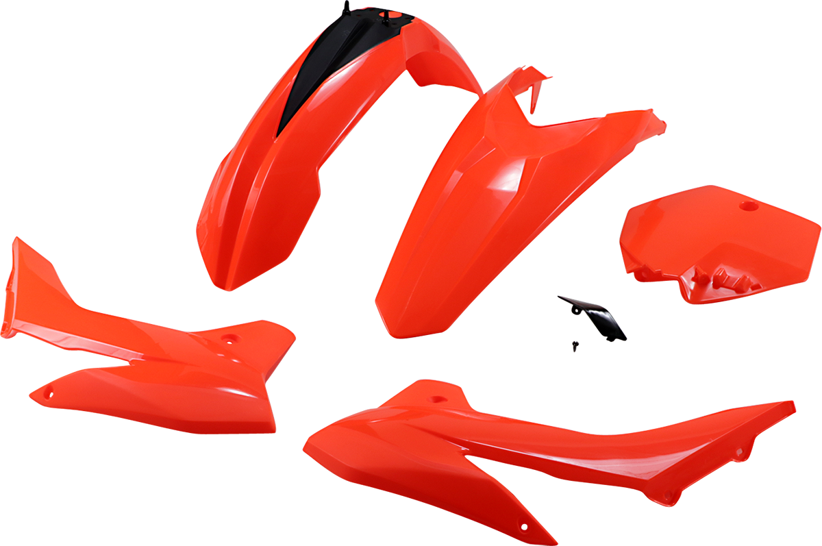 UFO Replacement Body Kit - Fluorescent Orange/Black - KTM - SX '13-'17 KTKIT514-FFLU