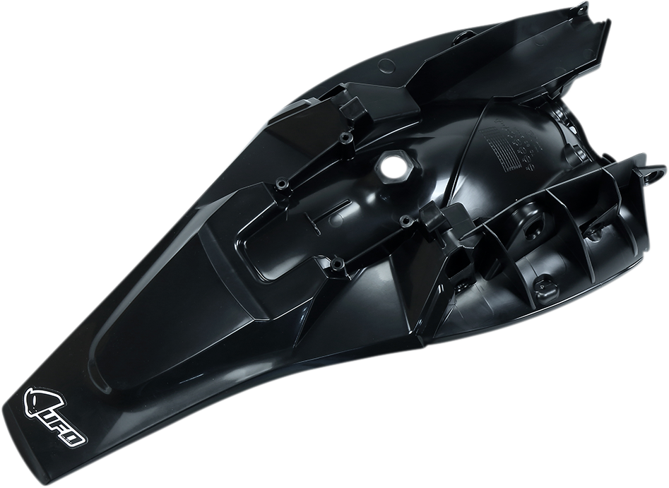 UFO MX Rear Fender - Black - Husqvarna - TC '18-'24 HU03383-001