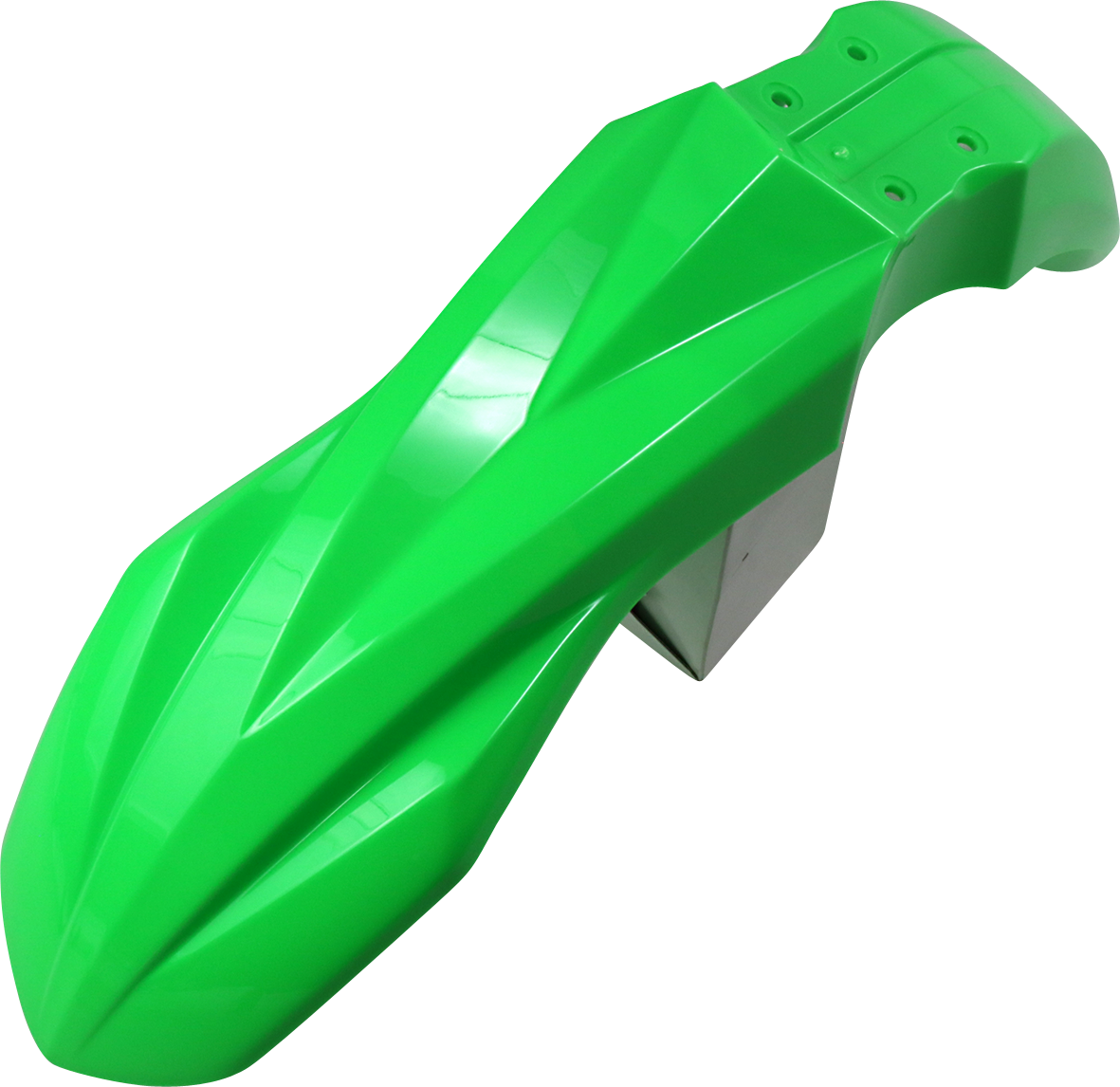 UFO Front Fender - Fluorescent Green - Kawasaki - KX '18-'26 KA04748-AFLU