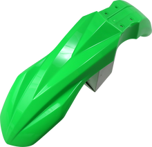 UFO Front Fender - Fluorescent Green - Kawasaki - KX '18-'26 KA04748-AFLU