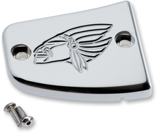 JOKER MACHINE Front Brake Master Cylinder Cover for Indian Scout - Warrior - Chrome 30-382-3