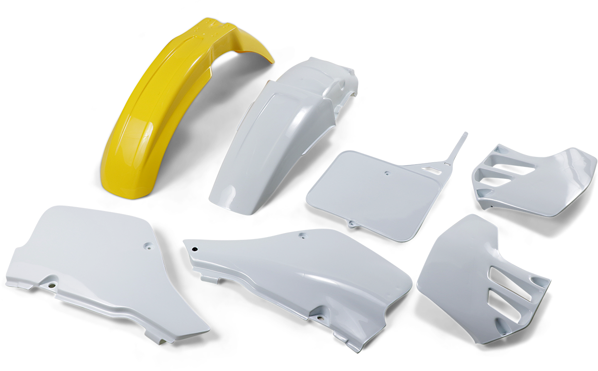 UFO Replacement Body Kit - OEM Yellow/White - Suzuki - RM '92 SUKIT397-999