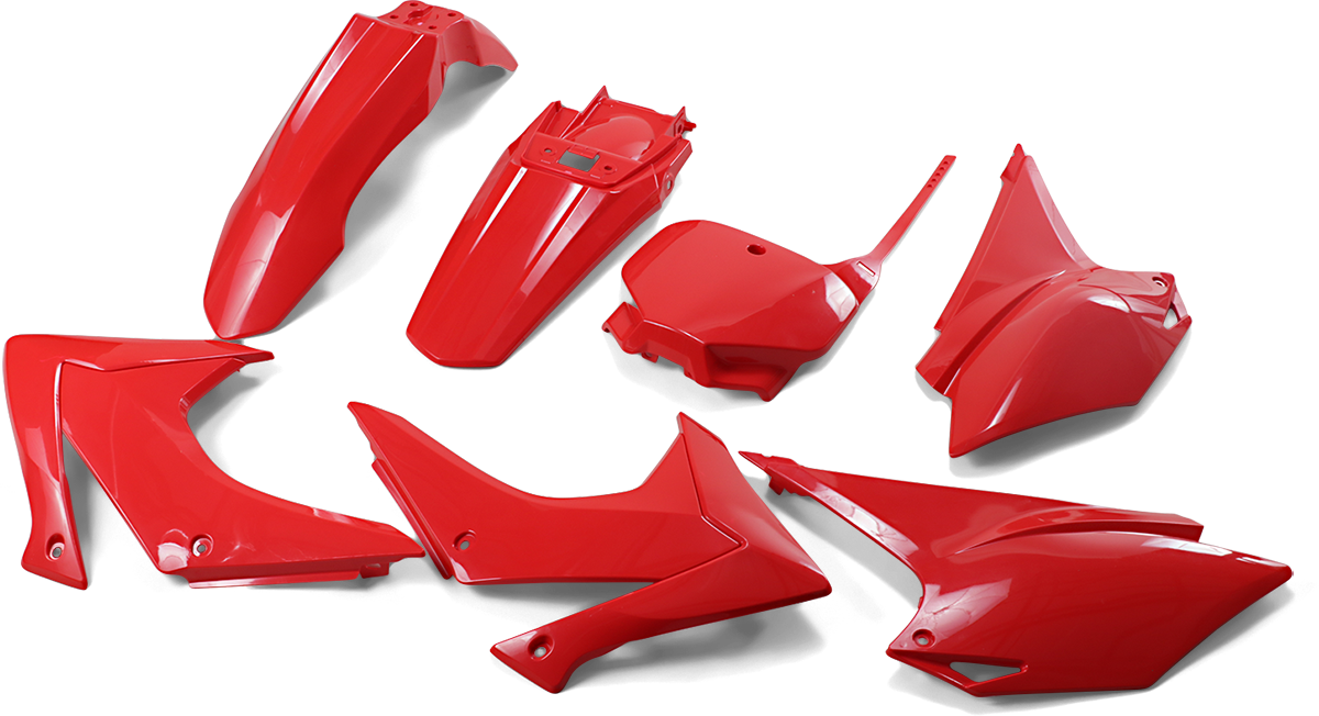 UFO Replacement Body Kit - Red - Honda - CRF '06-'19 HOKIT118-070