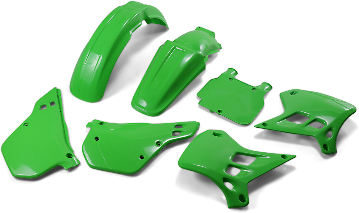 UFO Replacement Body Kit - '91 OEM Green - Kawasaki - KX '90-'91 KAKIT188-999A