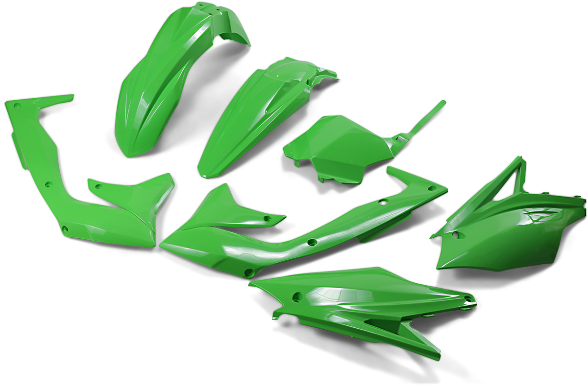 UFO Replacement Body Kit - OEM Green - Kawasaki - KX '16-'17 KAKIT223-026