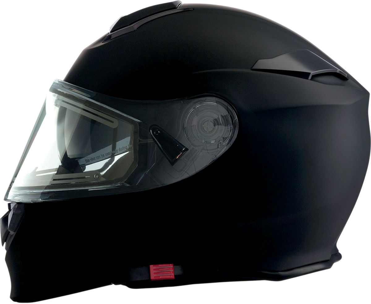 Z1R Solaris Helmet - Electric - Dual Pane - Flat Black - Large 0120-0450