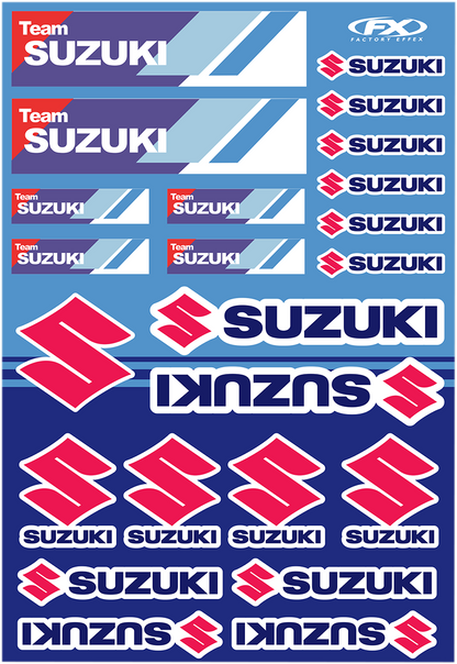 FACTORY EFFEX Decal Kit - Suzuki Racing 22-68432