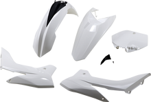 UFO Replacement Body Kit - White/Black - KTM - SX '13-'17 KTKIT514-047