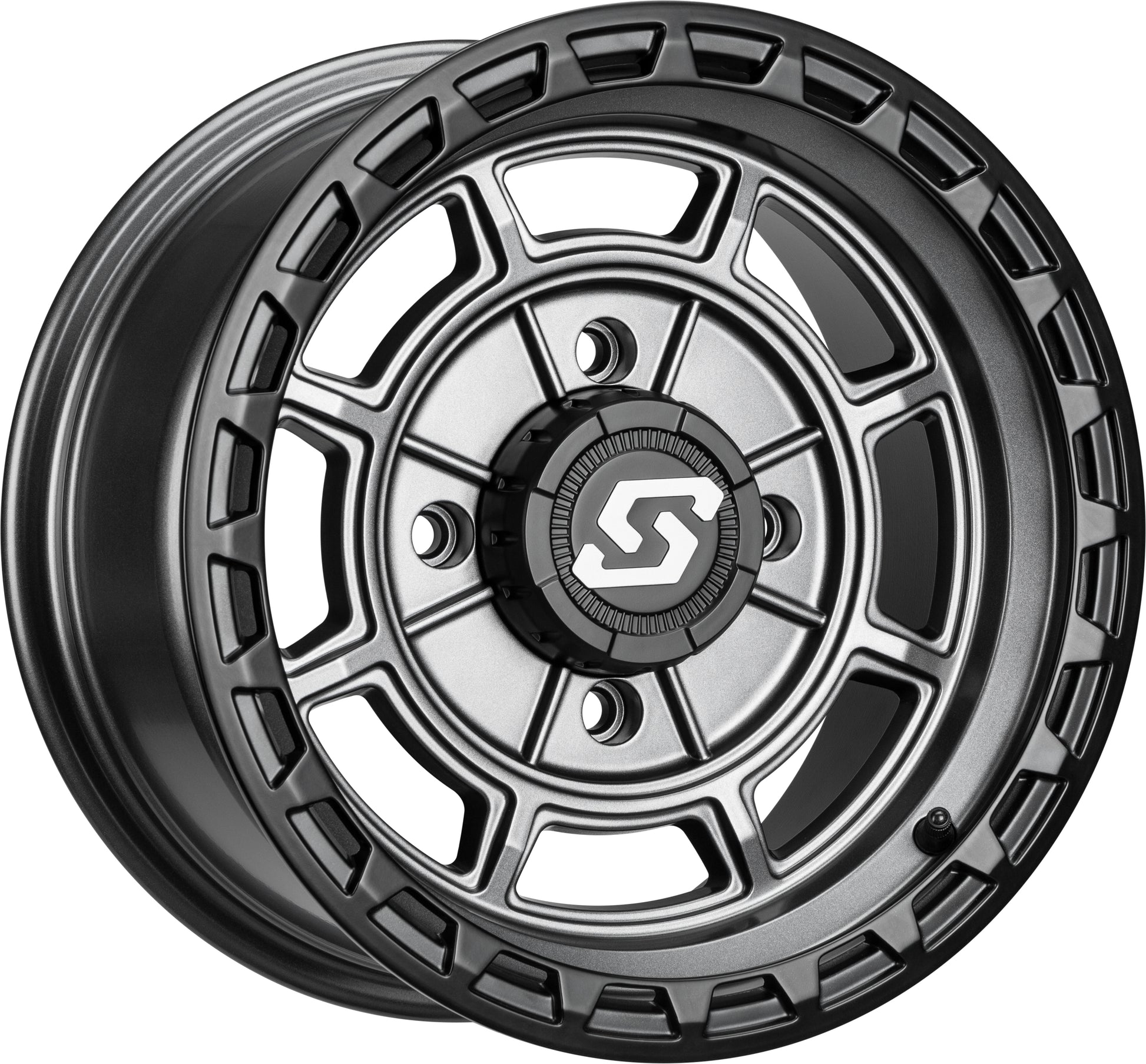 Rift Wheel 15x6 4/156 5+1 (+40mm) Carbon Grey