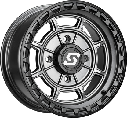 Rift Wheel 15x6 4/156 5+1 (+40mm) Carbon Grey