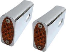 PRO-ONE PERF.MFG. Strut LED Marker Light - Chrome/Amber 909108