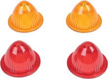 DRAG SPECIALTIES Mini Retro-Style Lens Kit - Amber/Red 20-6053SB-A/R