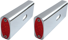 PRO-ONE PERF.MFG. Strut LED Marker Light - Chrome/Red 909108R