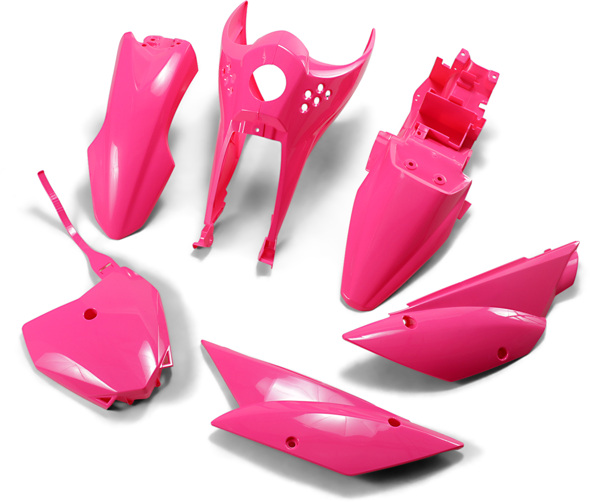 UFO Replacement Body Kit - Pink - Kawasaki - KX '10-'25 KA37003-P