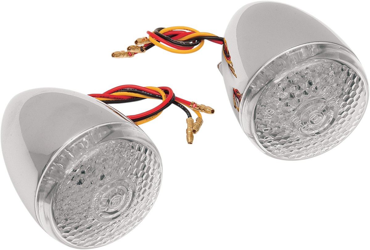 DRAG SPECIALTIES Turn Signal Kit - Clear/Amber - Front 20-6579BCLED