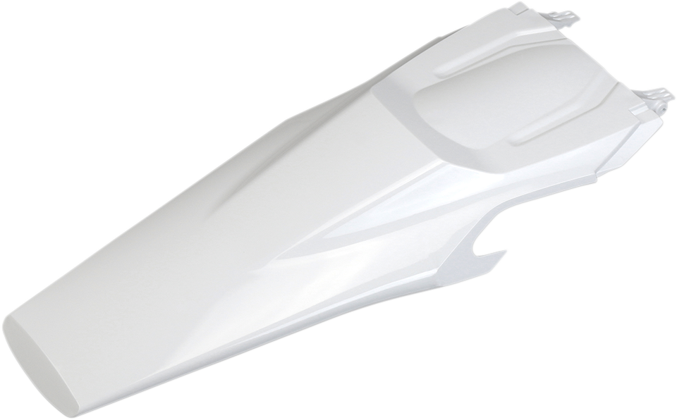 UFO MX Rear Fender - With pins - White - Husqvarna - FE/TE/TX '20-'23 HU03399040