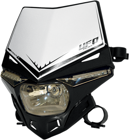 UFO Stealth Headlight - Black PF01715001