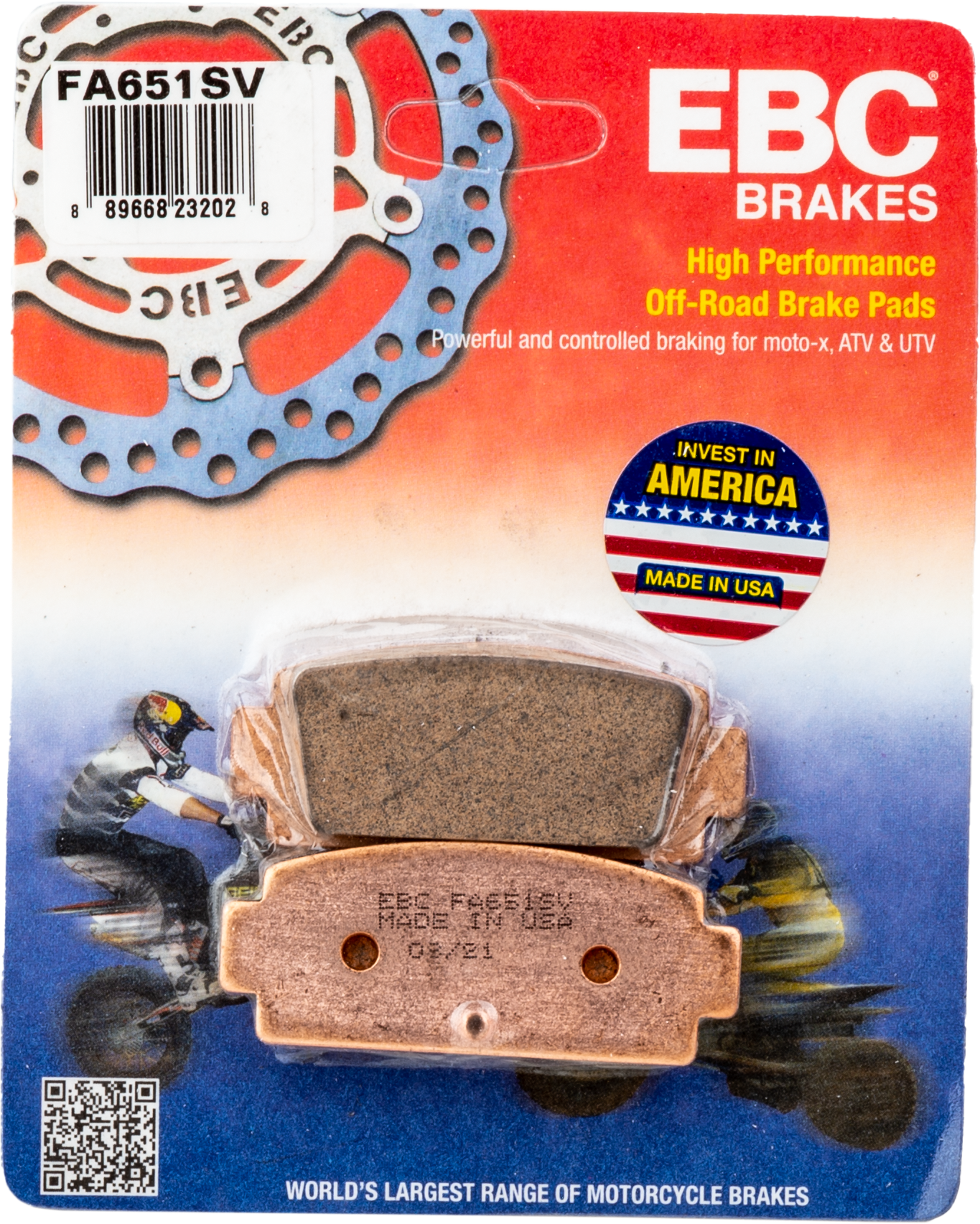 Brake Pads Fa651sv Severe Duty Sv Series