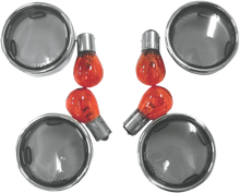 DRAG SPECIALTIES Lens Kit with Trim Ring - Smoke L12-0226L