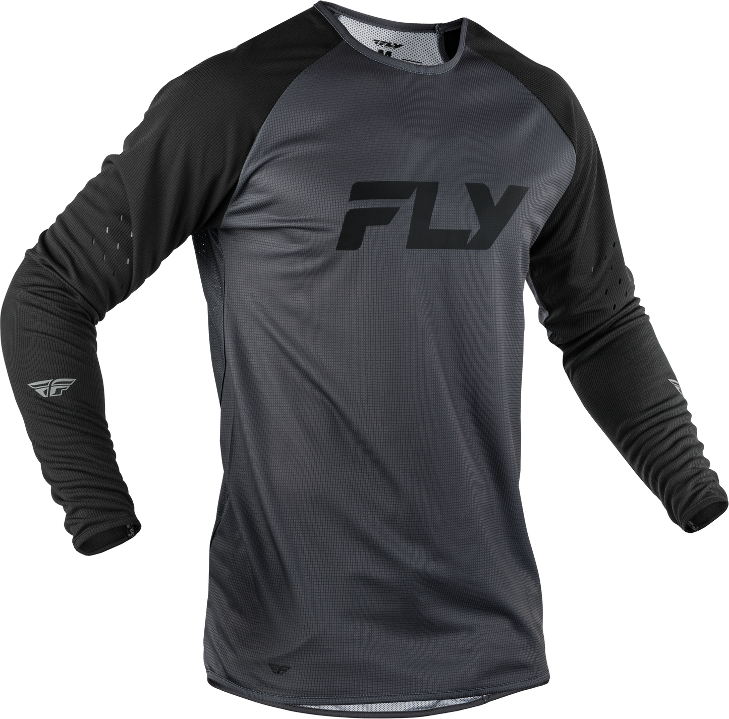 Gravity Long Sleeve Jersey Grey/Black Xl