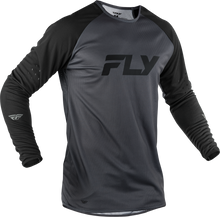 Gravity Long Sleeve Jersey Grey/Black Lg