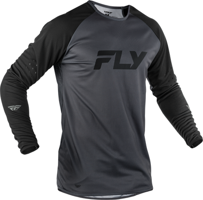 Gravity Long Sleeve Jersey Grey/Black Lg