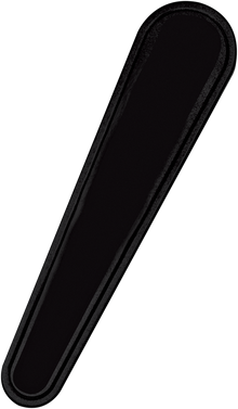 PRO-ONE PERF.MFG. Dash Insert - Smooth - Black/Silver 908360B
