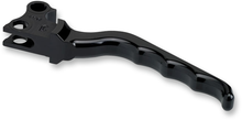 JOKER MACHINE Billet Aluminum Clutch Lever - Grooved - Black 03-31BLK