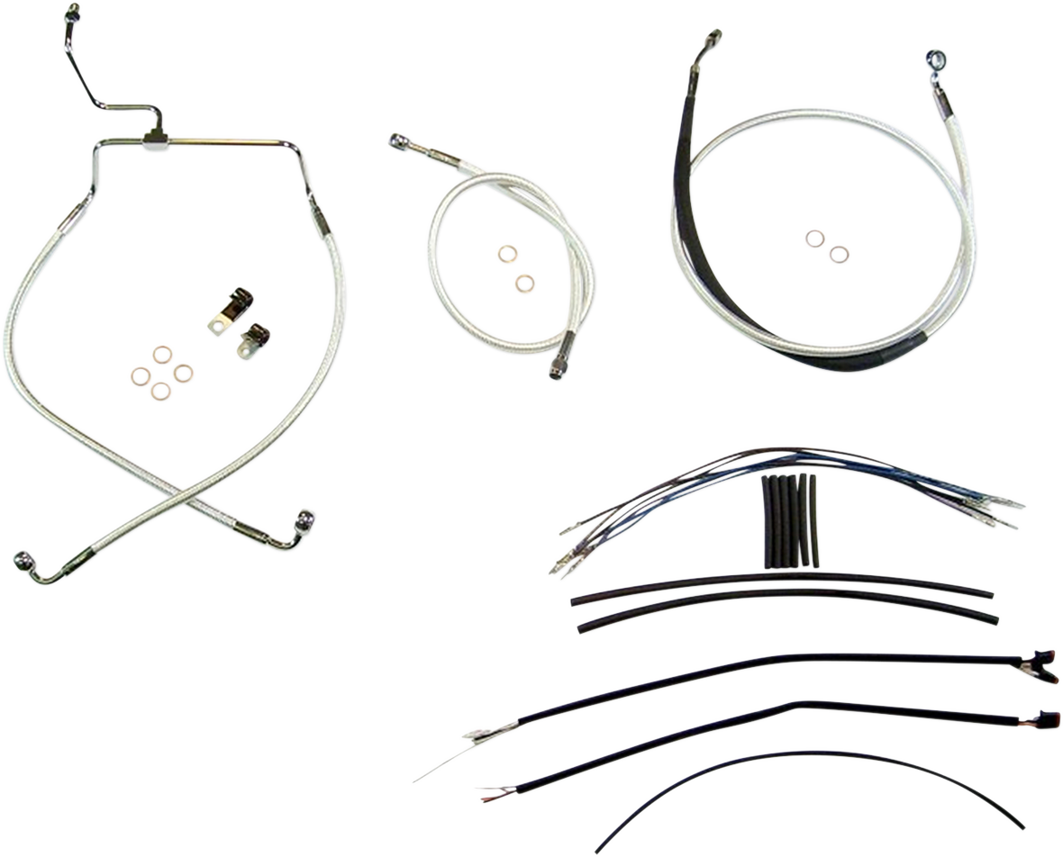MAGNUM SHIELDING Sterling Chromite II® Designer Handlebar Installation Kit - 12"-14" - '17-'19 FLH 387831