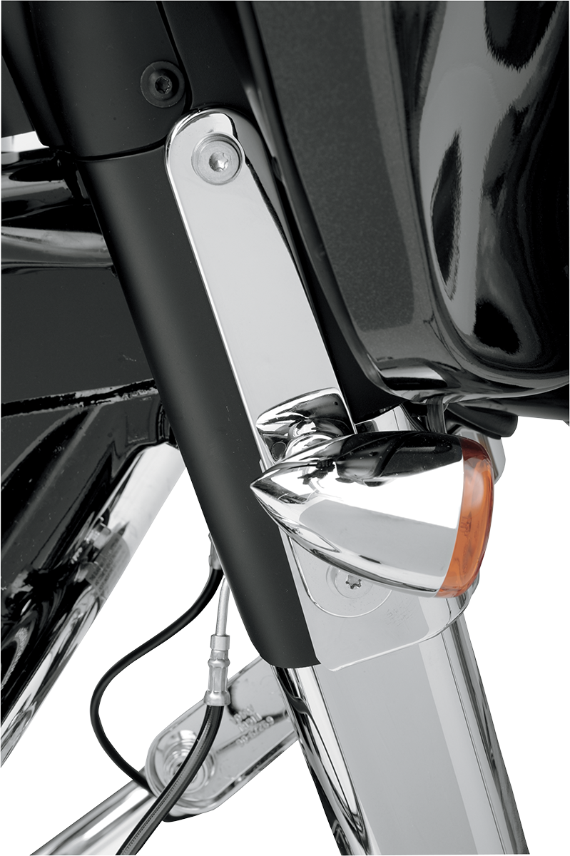 DRAG SPECIALTIES Relocation Mount - Turn Signal - Chrome 2020-0396